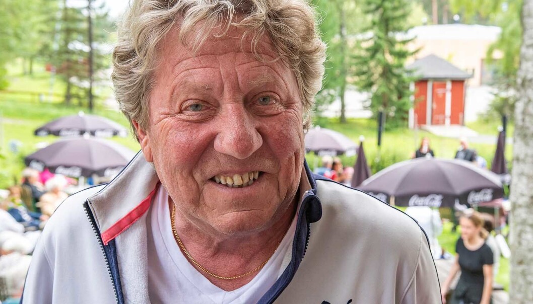 Kjells sista dag på Cafét i Björkbackaparken. Foto Johannes Adolfsson Kjells sista dag på Cafét i Björkbackaparken. Foto Johannes Adolfsson