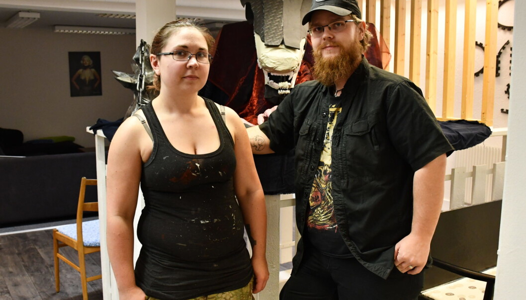 Nathalie Valmbäck och Mattias Ljus, driver Strömsunds Kulturspelsförening tillsammans med fyra andra som ingår i styrelsen. Nathalie Valmbäck och Mattias Ljus, driver Strömsunds Kulturspelsförening tillsammans med fyra andra som ingår i styrelsen.