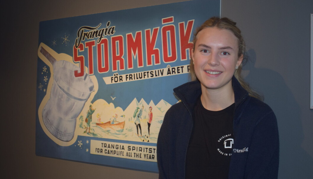 Ida Vikstrand är nyanställd och ser fram emot att få arbeta i den nyöppnade butiken och webbshopen i Trångsviken Ida Vikstrand är nyanställd och ser fram emot att få arbeta i den nyöppnade butiken och webbshopen i Trångsviken