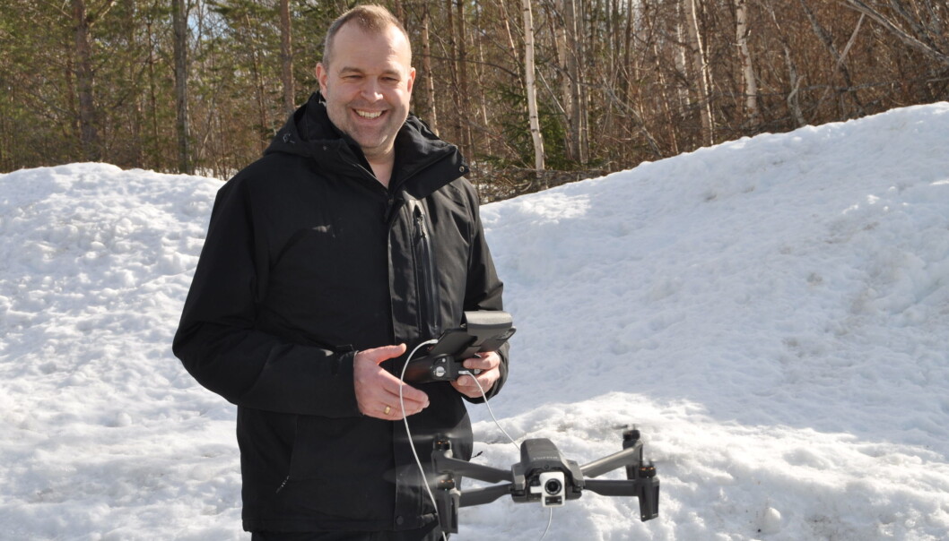 Fredrik Schultz anser att alla kan flyga en drönare. Fredrik Schultz anser att alla kan flyga en drönare.