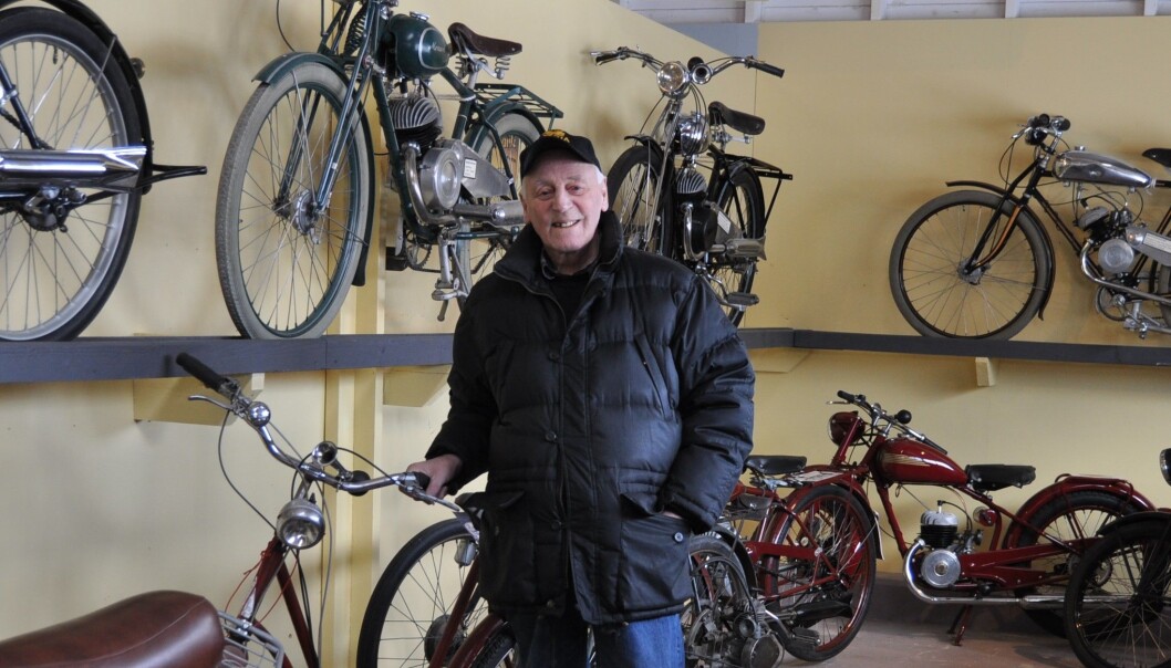 Här blir fler. Örjan Bergqvist avslöjar att motorcykelsamlingen utökas rejält till sommaren 2021. Här blir fler. Örjan Bergqvist avslöjar att motorcykelsamlingen utökas rejält till sommaren 2021.