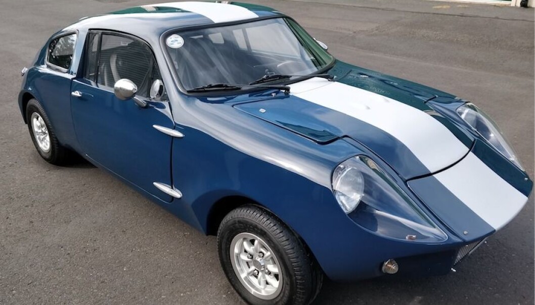 Sportbilen Mini Marcos sattes samman i Kälarne. En tragisk olycka satte stopp för fortsatt produktion. Sportbilen Mini Marcos sattes samman i Kälarne. En tragisk olycka satte stopp för fortsatt produktion.