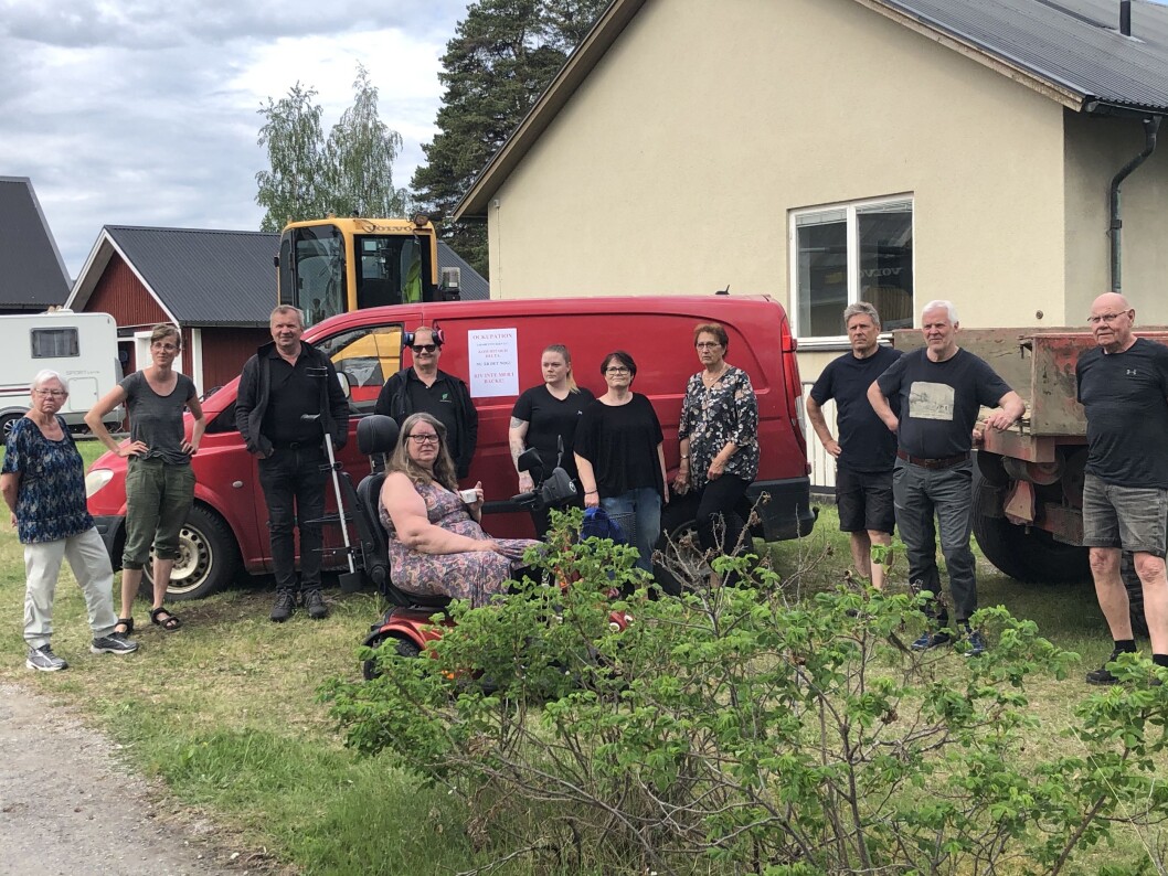 Boende i Backe har fått nog och uppmanar fler att ockupera det rivningshotade huset. Boende i Backe har fått nog och uppmanar fler att ockupera det rivningshotade huset.