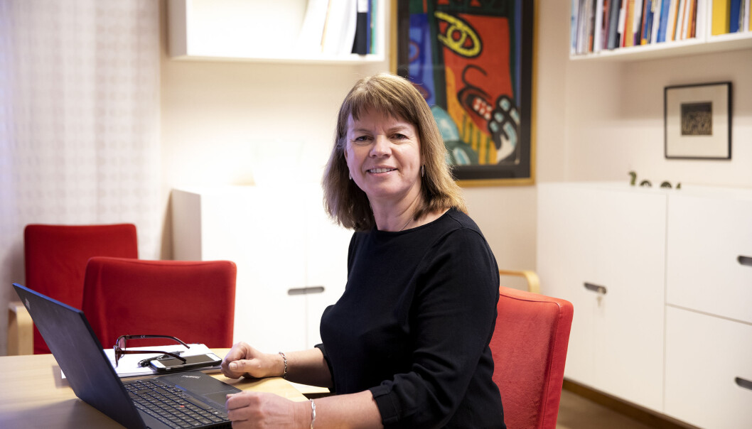 Kommunstyrelsens ordförande Karin Jonsson är glad för det starka budgetresultatet. Kommunstyrelsens ordförande Karin Jonsson är glad för det starka budgetresultatet.