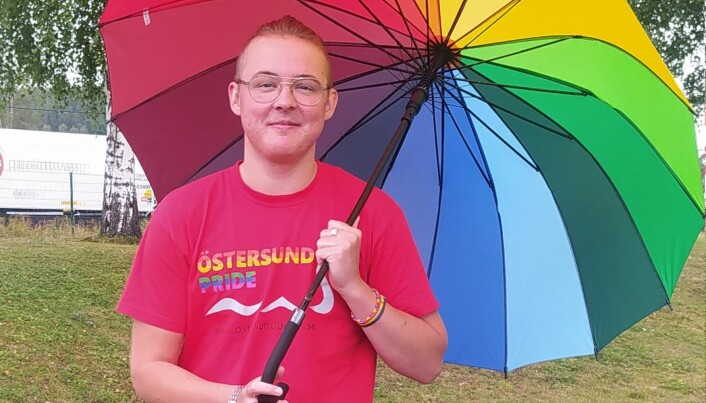 Luke Brouwer är en av arrangörerna av Mini-Prideturnén i länet. Nu hade turen kommit till Bräcke.