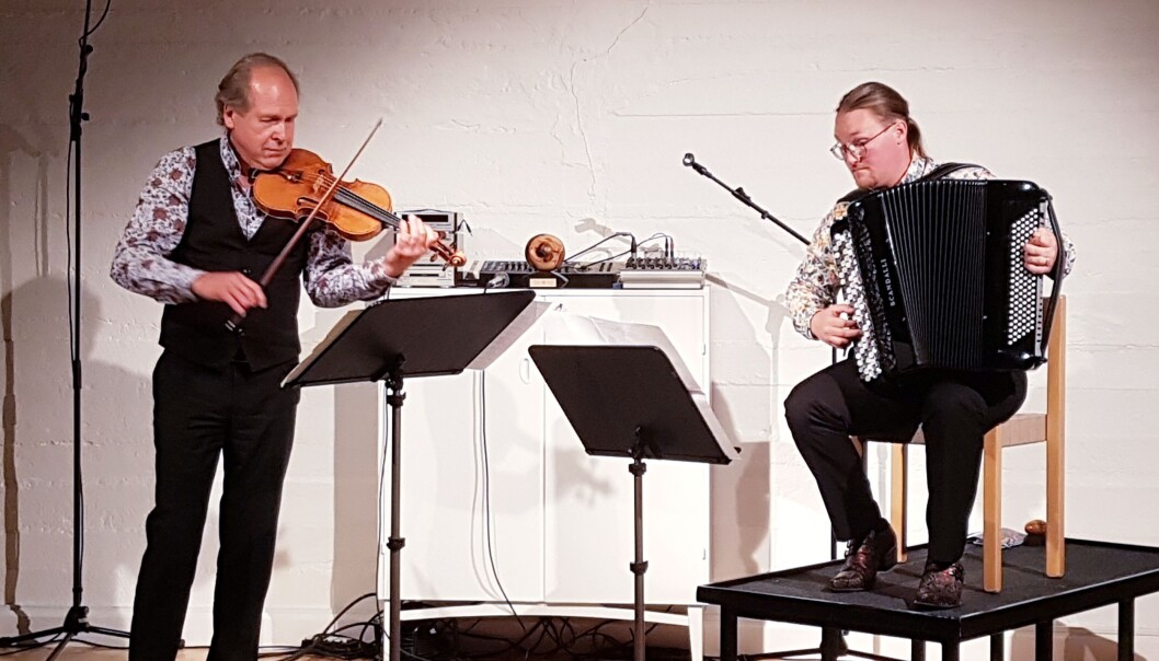 Bengt-Eric Norlén och David Wahlén bjöd inbjudna gäster på en spännande konsert Bengt-Eric Norlén och David Wahlén bjöd inbjudna gäster på en spännande konsert