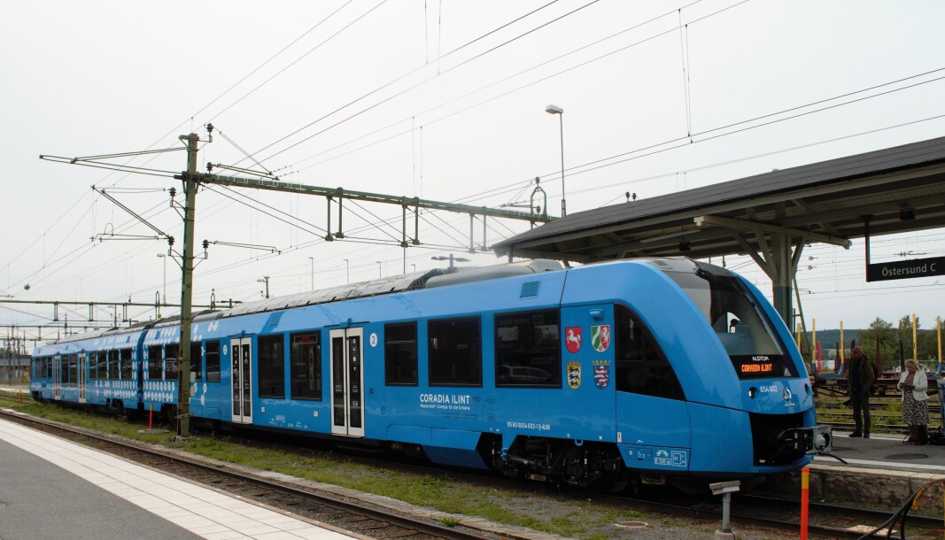 Under tisdagen demonstrerades Coradia iLint på Östersunds station. Under tisdagen demonstrerades Coradia iLint på Östersunds station.