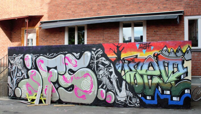 Graffiti är en aktivitet man kan ägna sig åt på Gamla Tingshuset. Graffiti är en aktivitet man kan ägna sig åt på Gamla Tingshuset.