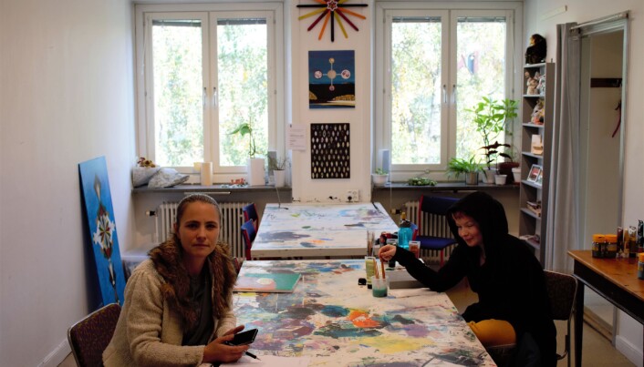 Sara-Kajsa Melin håller i ateljéverksamheten som även den dragit igång. Sara-Kajsa Melin håller i ateljéverksamheten som även den dragit igång.