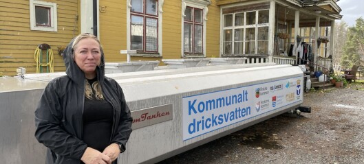 Giftigt dricksvatten i fastighet i Strömsund – kommunen sätter in vattentank