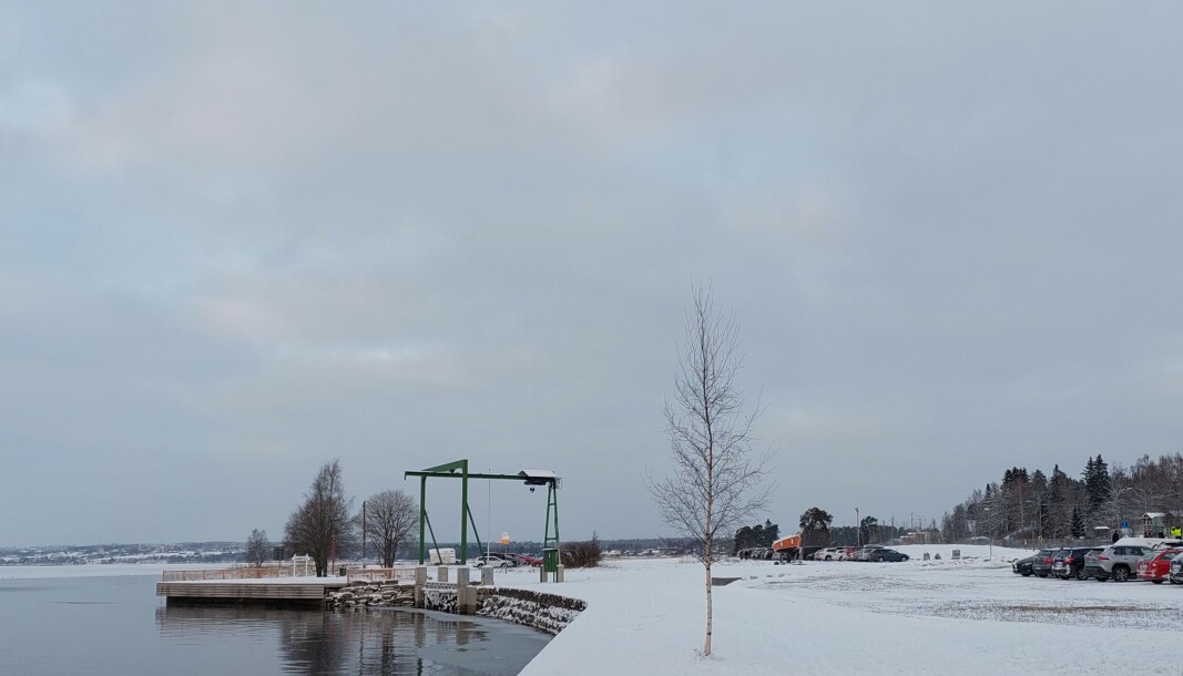 I fonden av denna vy nedanför Jamtli kommer samernas parlamentsbyggnad att placeras. Foto: Torbjörn Aronsson I fonden av denna vy nedanför Jamtli kommer samernas parlamentsbyggnad att placeras. Foto: Torbjörn Aronsson