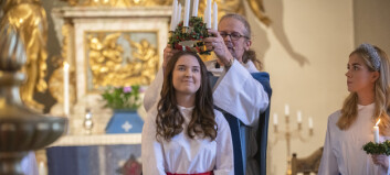 Jämtlands Lucia kröntes i Frösö kyrka