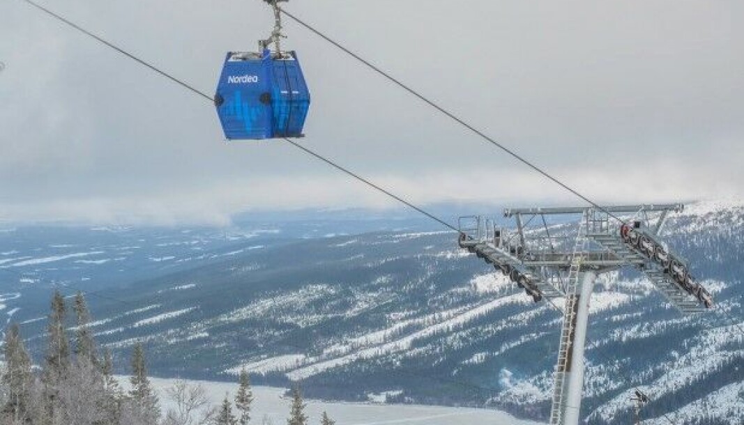 Nya liftar byggs i Åre Arkivbild Nya liftar byggs i Åre Arkivbild