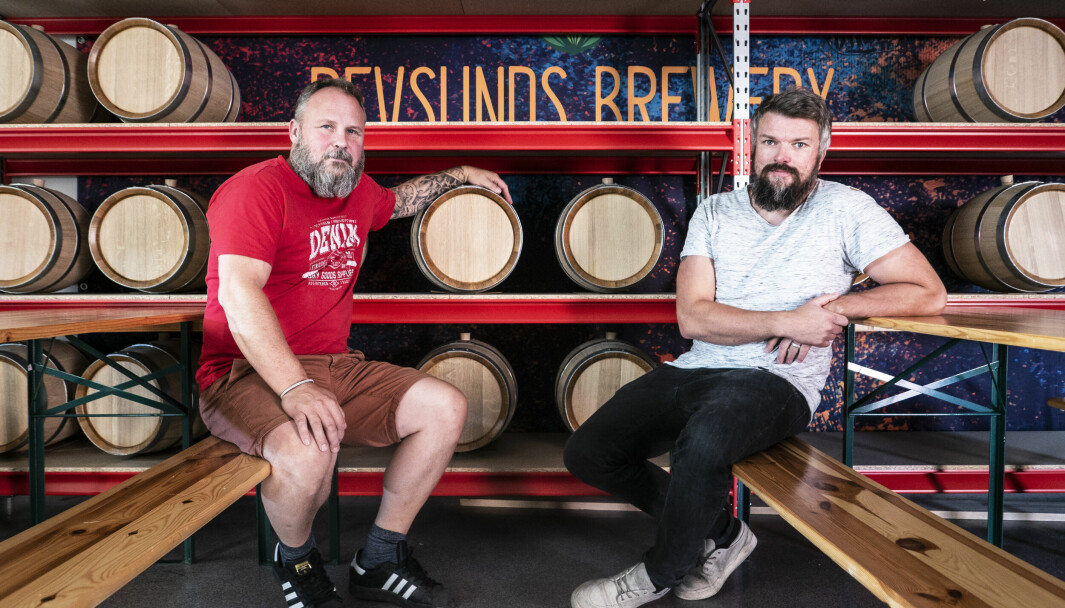 Tommy Jonasson och Henrik Spansk, Revsunds Brewery, bygger ett nytt toppmodernt bryggeri i Revsund.