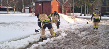 Villa översvämmad i Myrviken – Det var som om en älv flöt mot huset