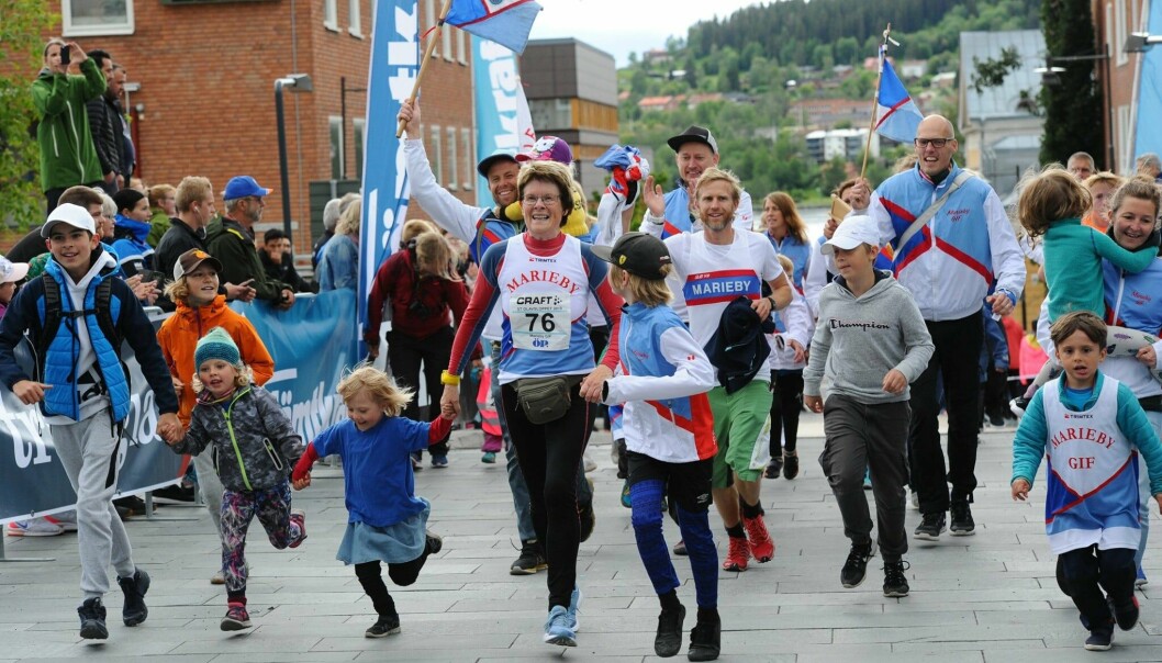 Den stora löparfesten S:t Olavsloppet har även populära aktiviteter för barn.