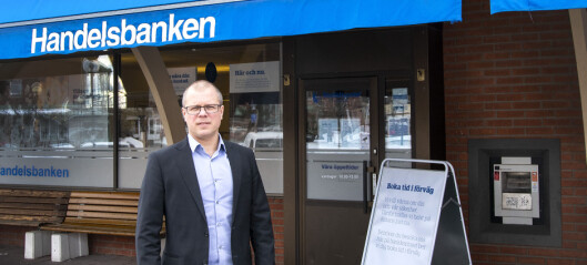Bankfritt i Bergs kommun Även Handelsbanken stänger sitt kontor