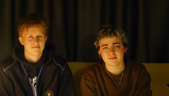Från vänster: Kazper Vikström Aloandersson och André Demår som har bidragit med konst inför invigningen. Från vänster: Kazper Vikström Aloandersson och André Demår som har bidragit med konst inför invigningen.