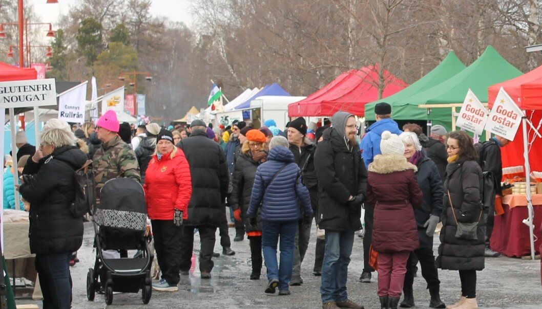 Årets Gregoriemarknad blev välbesökt på öppningsdagen.