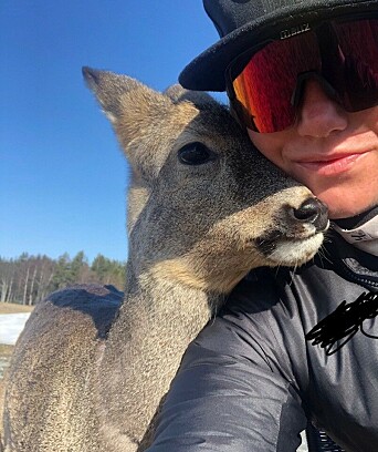 Linn Lund hemma i Nälden. Linn Lund hemma i Nälden.