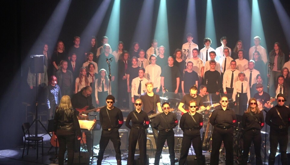 Wargentins Musiklinje satte upp Pink Floyd’s The Wall. Wargentins Musiklinje satte upp Pink Floyd’s The Wall.