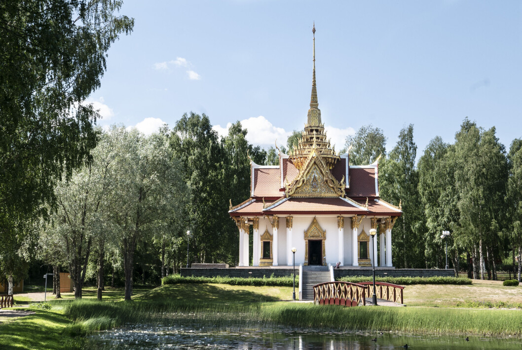 Den thailändska paviljongen byggdes 1997. Den thailändska paviljongen byggdes 1997.