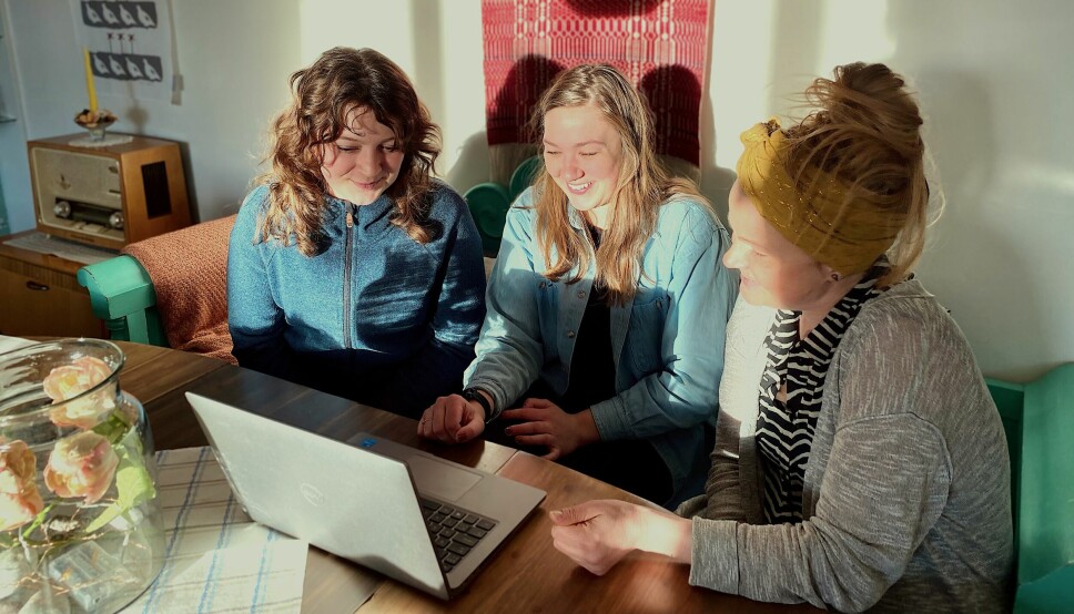Kajsa Skinnars, Louice Larsson och Åsa Palm är några av de som ingår i arbetsgruppen som arbetar med att öka intresset för klimatet bland medborgare och politiker inför kommunalvalet 2022.