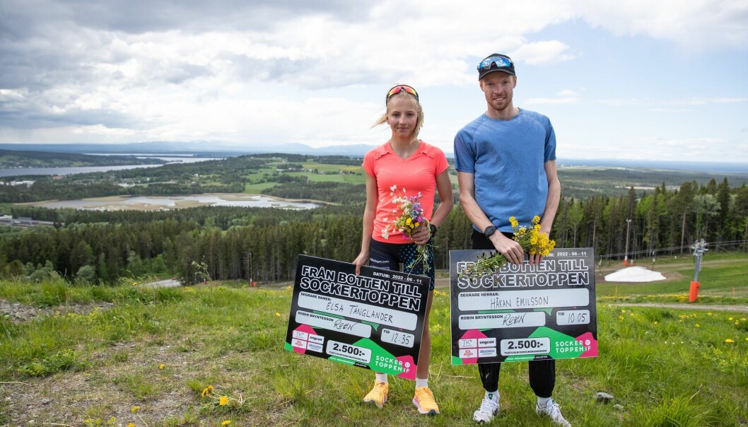 Elsa Tänglander och Håkan Emilsson segrade i tävlingen.