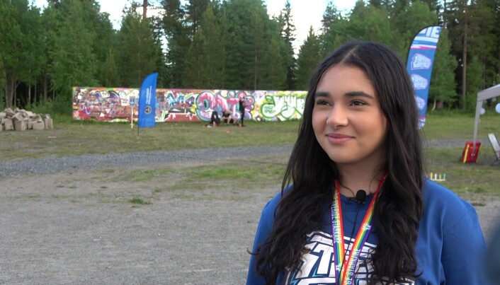 Dania Azzam är en av elva feriepraktikanter på Street Games Dania Azzam är en av elva feriepraktikanter på Street Games