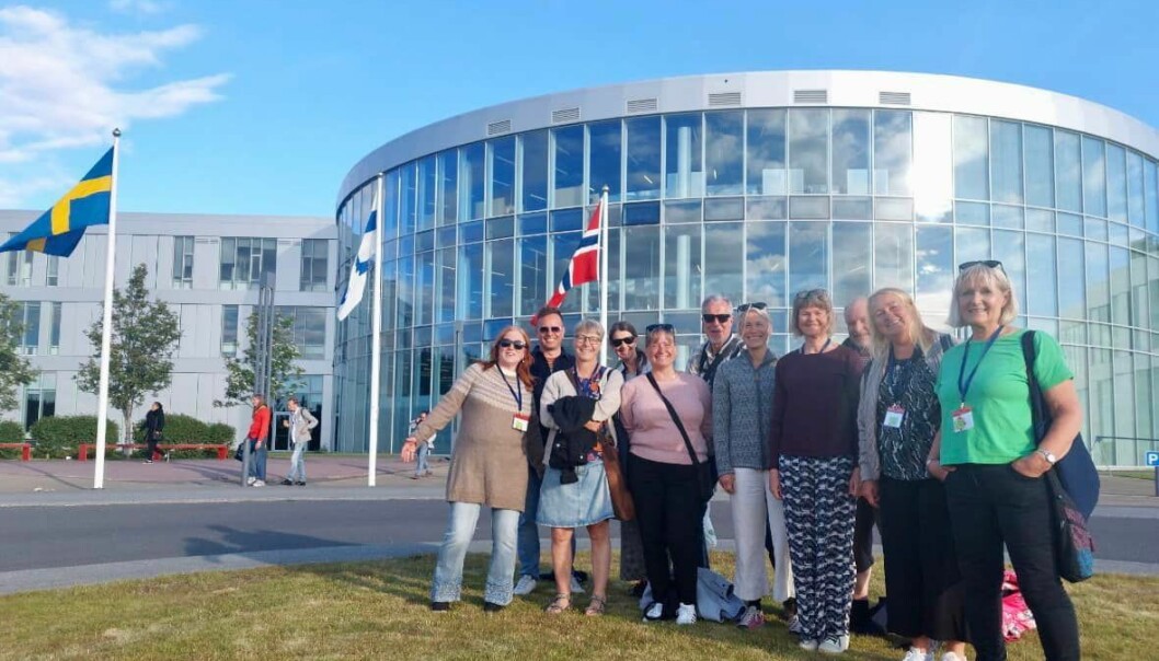 Undersåkerskören på plats på Island Undersåkerskören på plats på Island