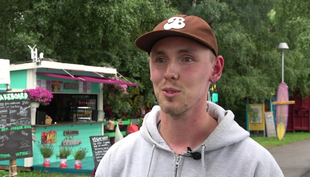Jakob Mattsson från Östersunds brädklubb är en av arrangörerna. Jakob Mattsson från Östersunds brädklubb är en av arrangörerna.