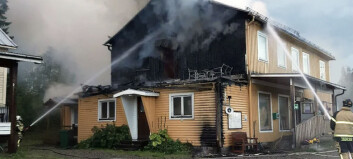 Stora skador på Idéhuset efter branden