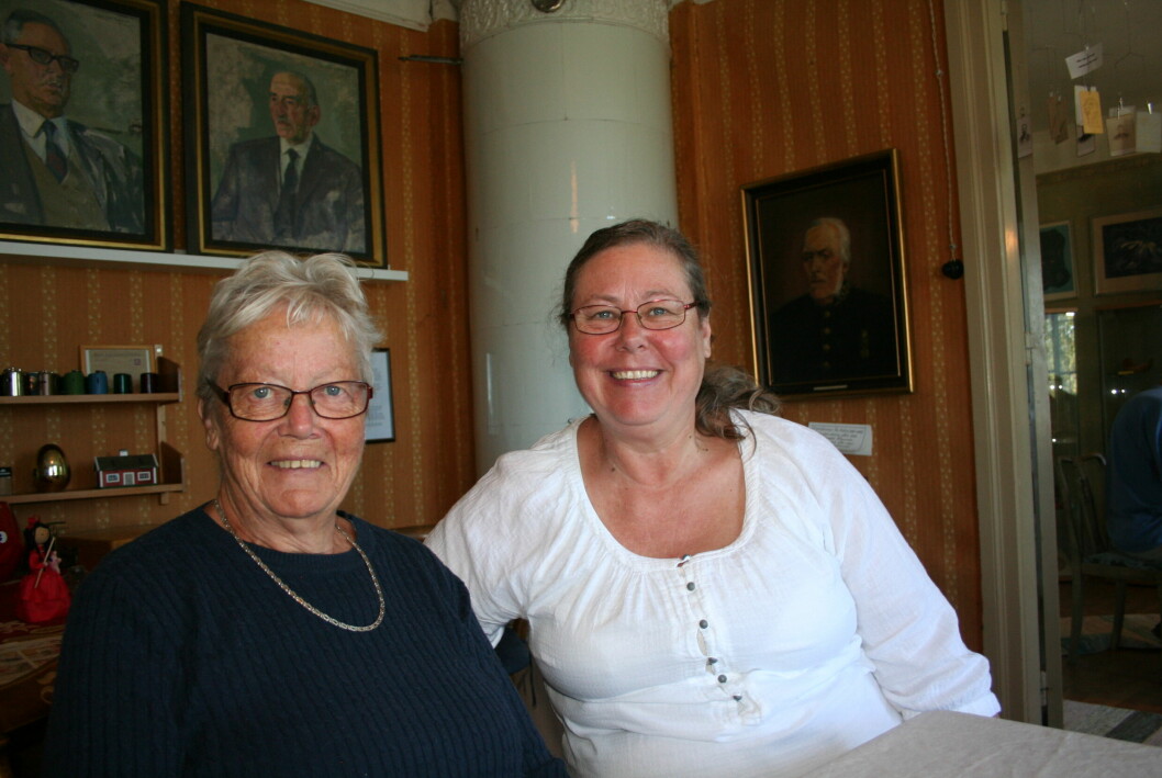 Nybörjarna Inga och Karin Skoog från Bispgården.