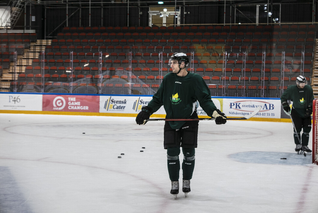 Det var fokus i blicken på Sam Miletic så här två dagar före premiären. Det var fokus i blicken på Sam Miletic så här två dagar före premiären.