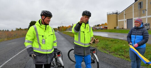 Gång- och cykelbana invigd i Strömsund