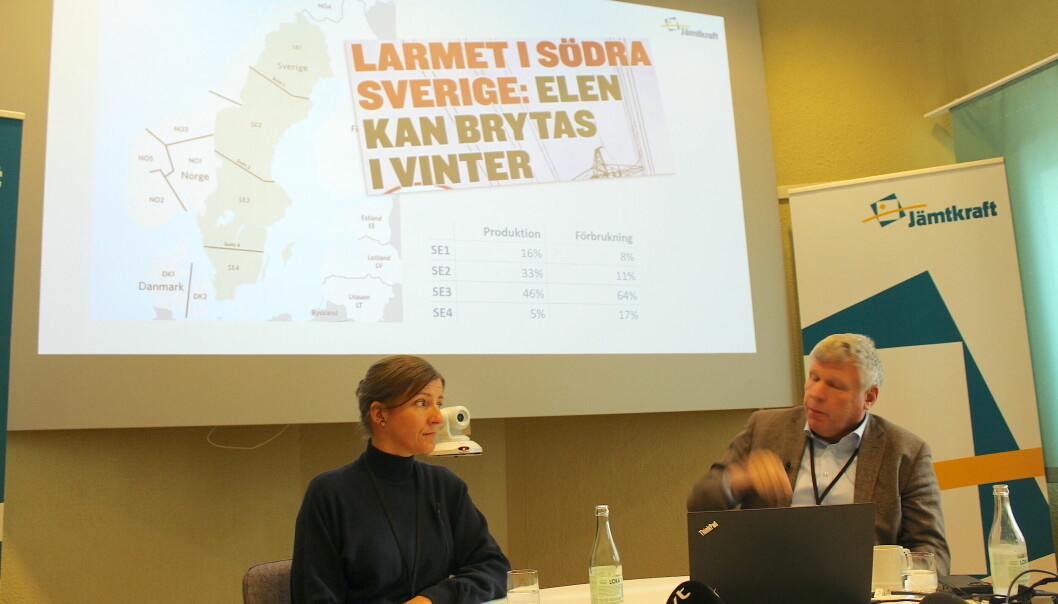 På onsdagen presenterade privatmarknadschef Moa Alexandersson och vd Klas Liljegren hur länsborna påverkas av energikrisen.