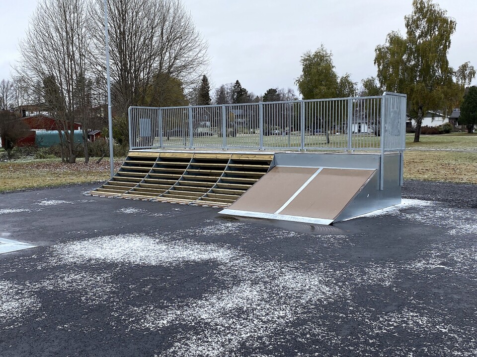 Det återstår en del arbeten i den skatepark som har en budget på en miljon kronor. Det återstår en del arbeten i den skatepark som har en budget på en miljon kronor.