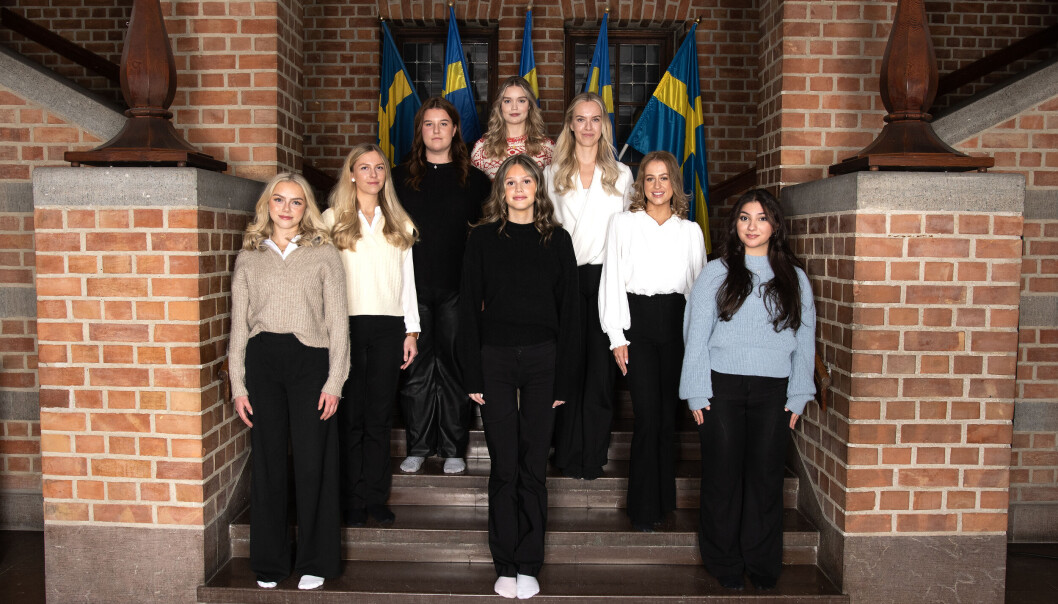 Årets kandidater till Jämtlands Lucia. Årets kandidater till Jämtlands Lucia.