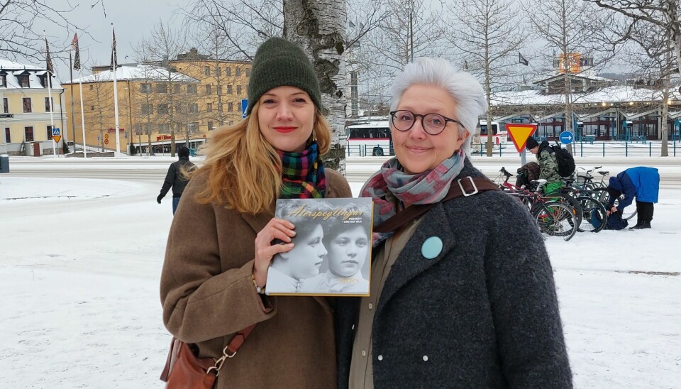 Linda Petersson Ödbring håller i årets Jämten. Hon medverkar tillsammans med Malin Palmqvist till höger, de har skrivit en artikel om ett urval av de 6970 kvinnor i Jämtlands län som 1913-14 skrev under ett upprop för kvinnlig rösträtt.