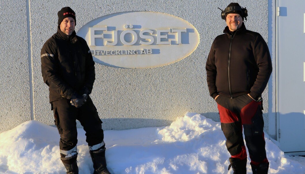 Patrik Agerberg och Mikael Eriksson som driver Fjöset AB i Myckelåsen oroar sig för framtiden. 