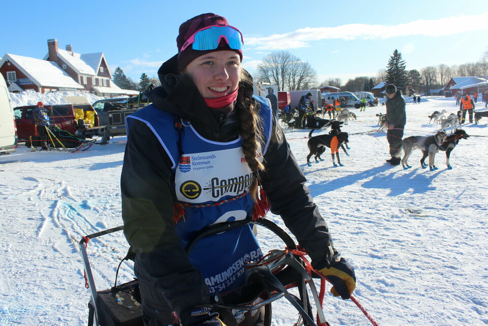 Ronja Persson från Norråker kom trea förra året i Amundsen Race.