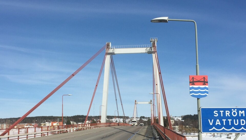 Nu i mars påbörjas det slutliga arbetet med Strömsudnsbron.