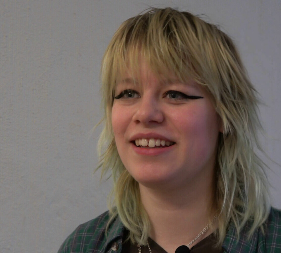 Josefin Jonsson går tredje året på estet media på Wargentinskolan i Östersund.
