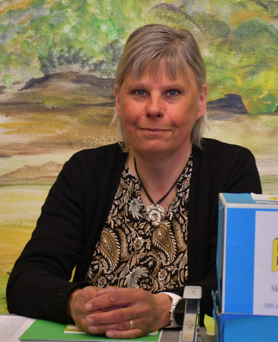 Eva Jonsson tekniklärare på Vattudalsskolan höll i trådarna för Teknikmässan.