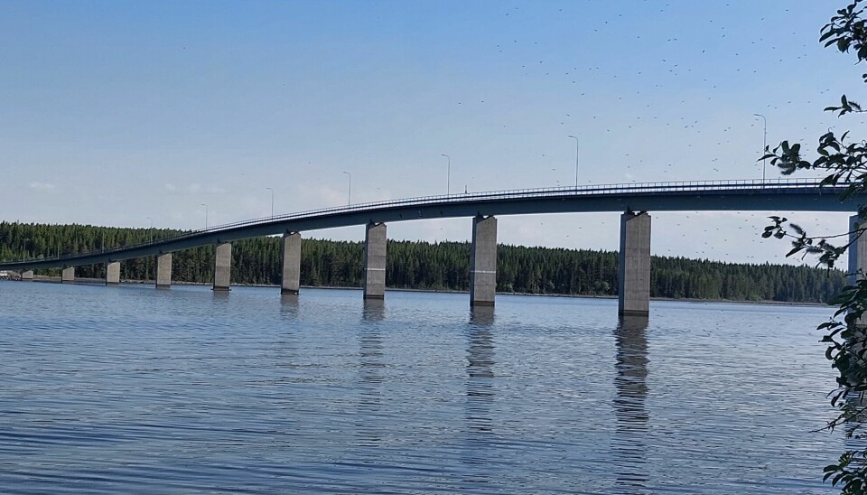Rödöbron invigdes 29 juni 1993. Foto: Torbjörn Aronsson
