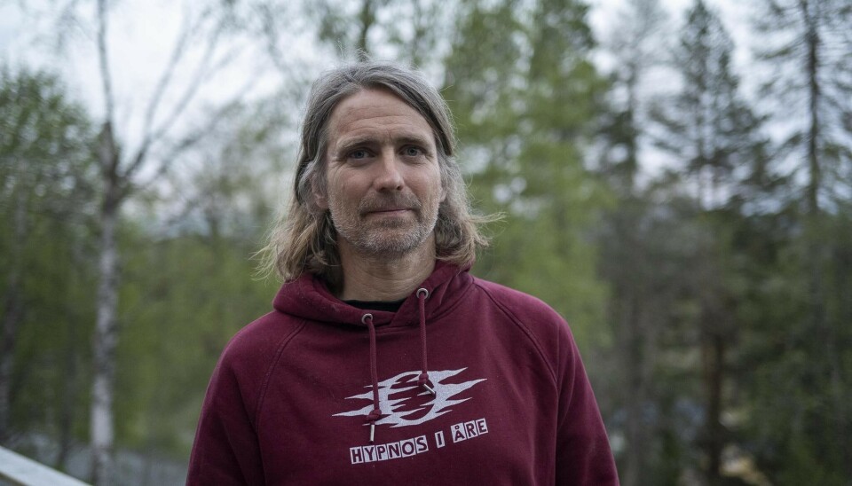 Jonas Höglund är verksam som hypnotisör i Jämtland. Foto: Privat