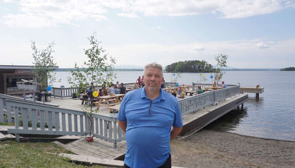 Urban Olausson ägare av Tivars gårdsmejeri och Café