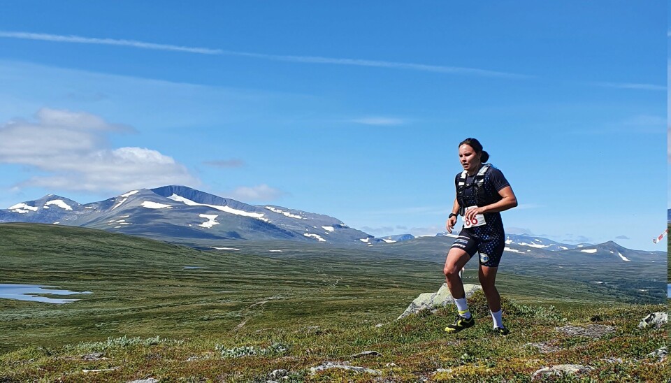 I helgen är det dags för Helags Fjällmara igen. På fotot är det fjolårets vinnare av Halvmaran damer som springer, Sofie Elebro Östersunds SK. Foto LGIF.