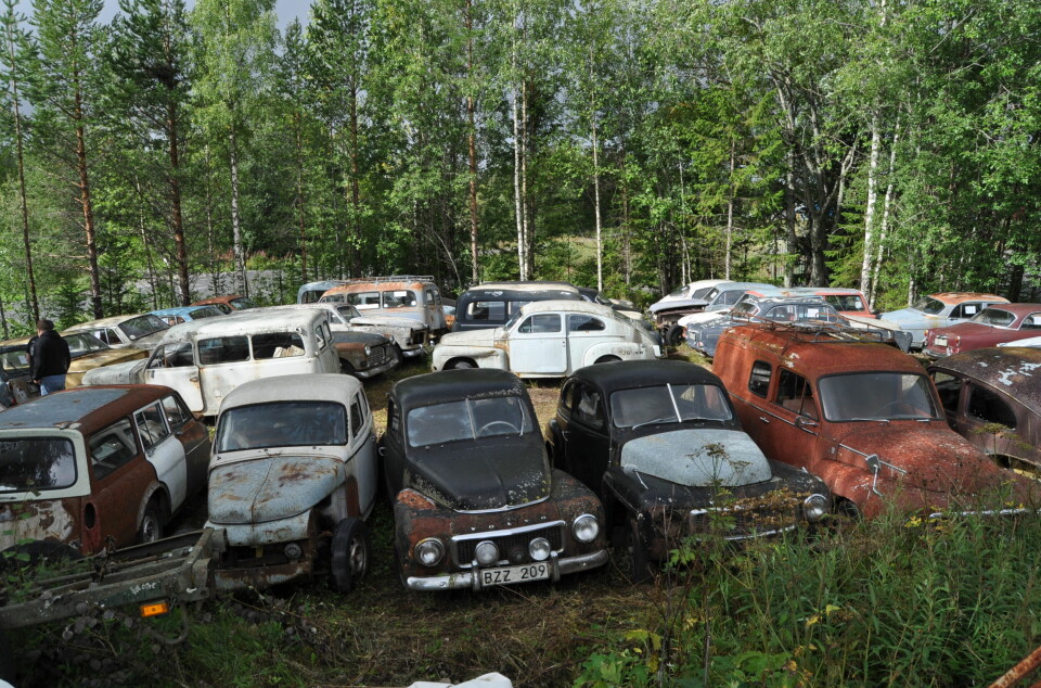 PV, Amazon, Duett och 140. En av Sveriges större samlingar äldre Volvobilar gick under klubban i Hammerdal.