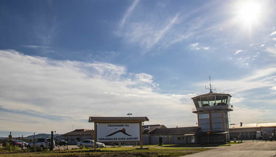 Härjedalen Sveg Airport. Foto: Caj Källmalm. Arkivbild